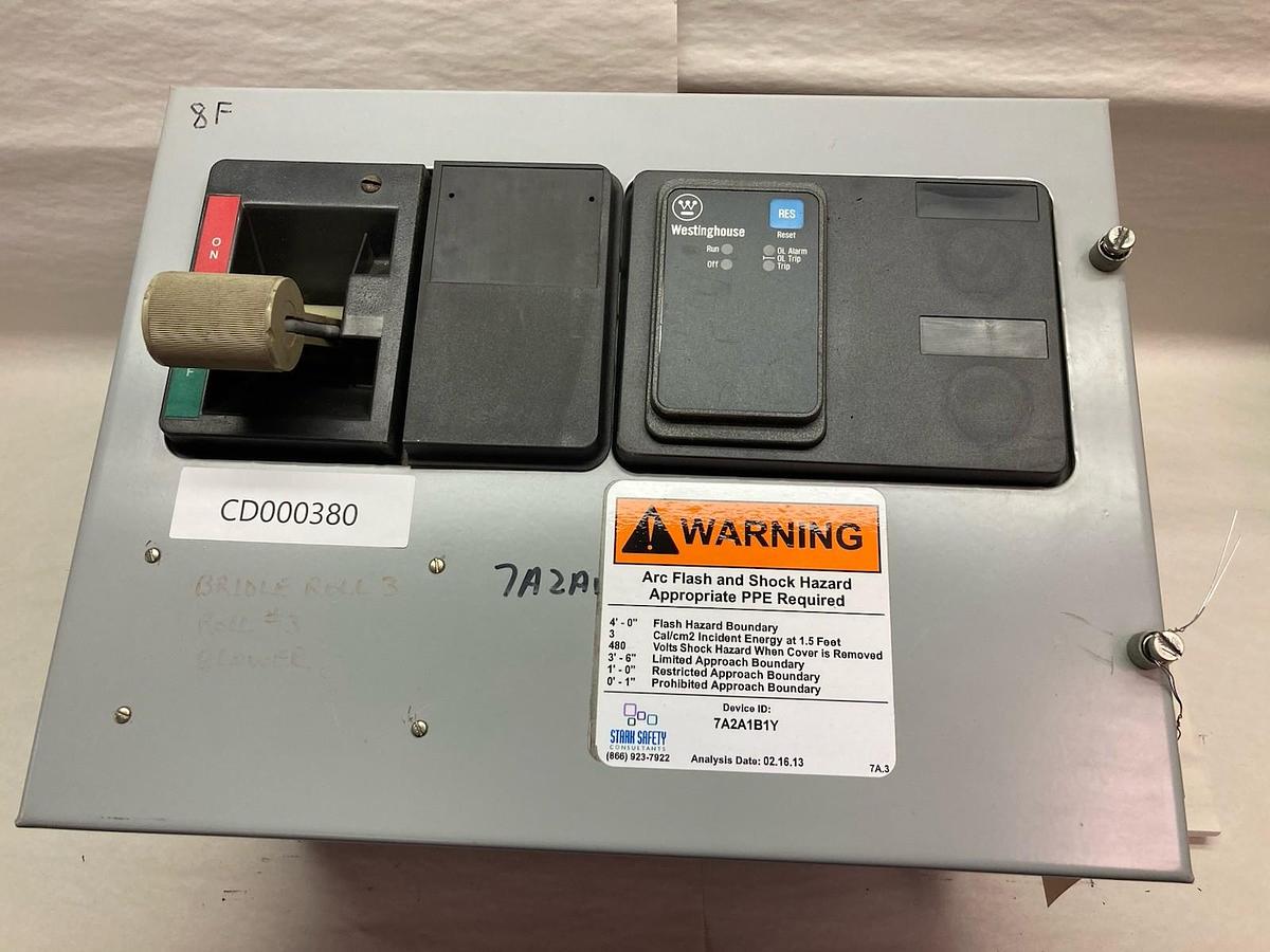 Used Cutler Hammer,Size 1,MCC Starter Feeder Fused Bucket  W200M1CFC