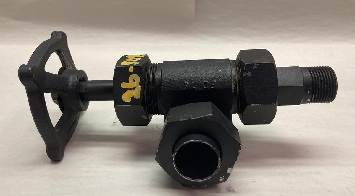 Used Jerguson,STEM CR-13,Body Carbon Steel Valve