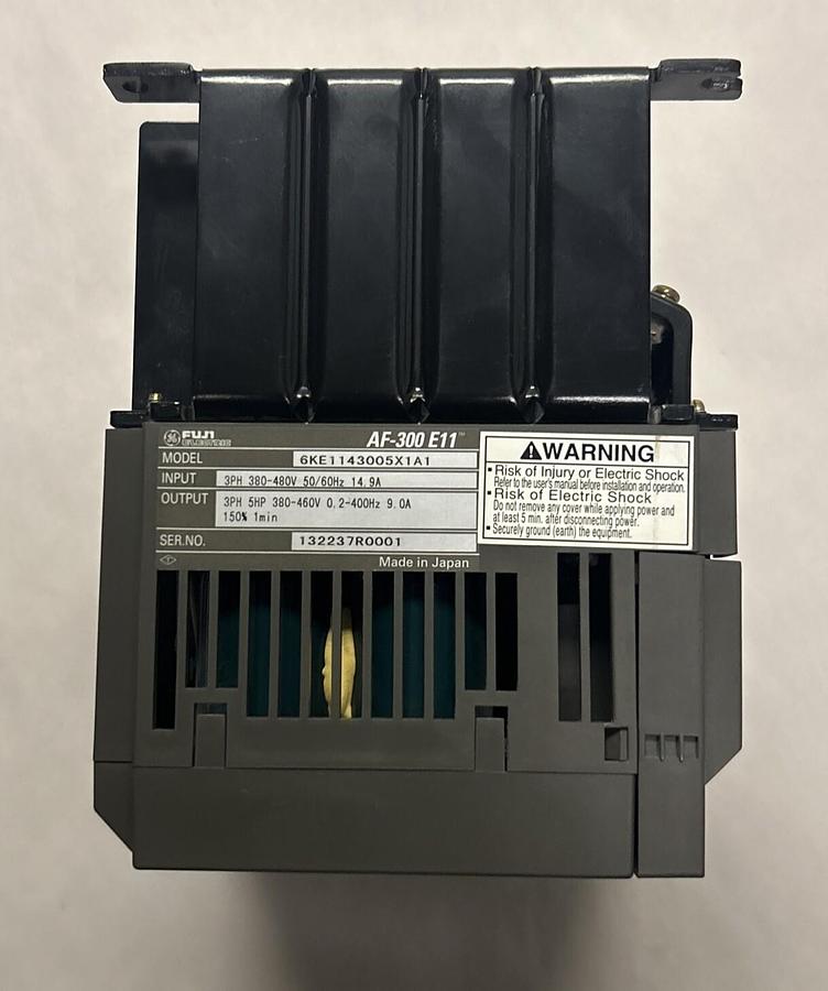 Used GE FUJI,6KE1143005X1A1,DRIVE 3PH 5HP 460VAC