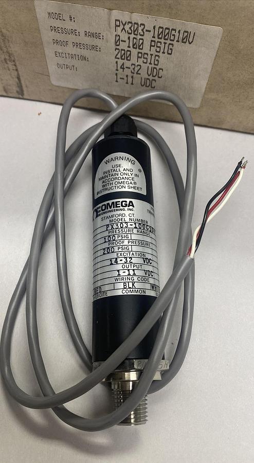OMEGA ENGINEERING,PX303-100G10V, PRESSURE TRANDUCER NOS