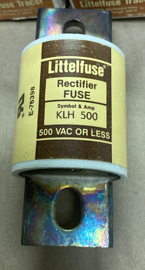 Littelfuse,KLH500,Rectifier Fuse Lot Of 2 NOS