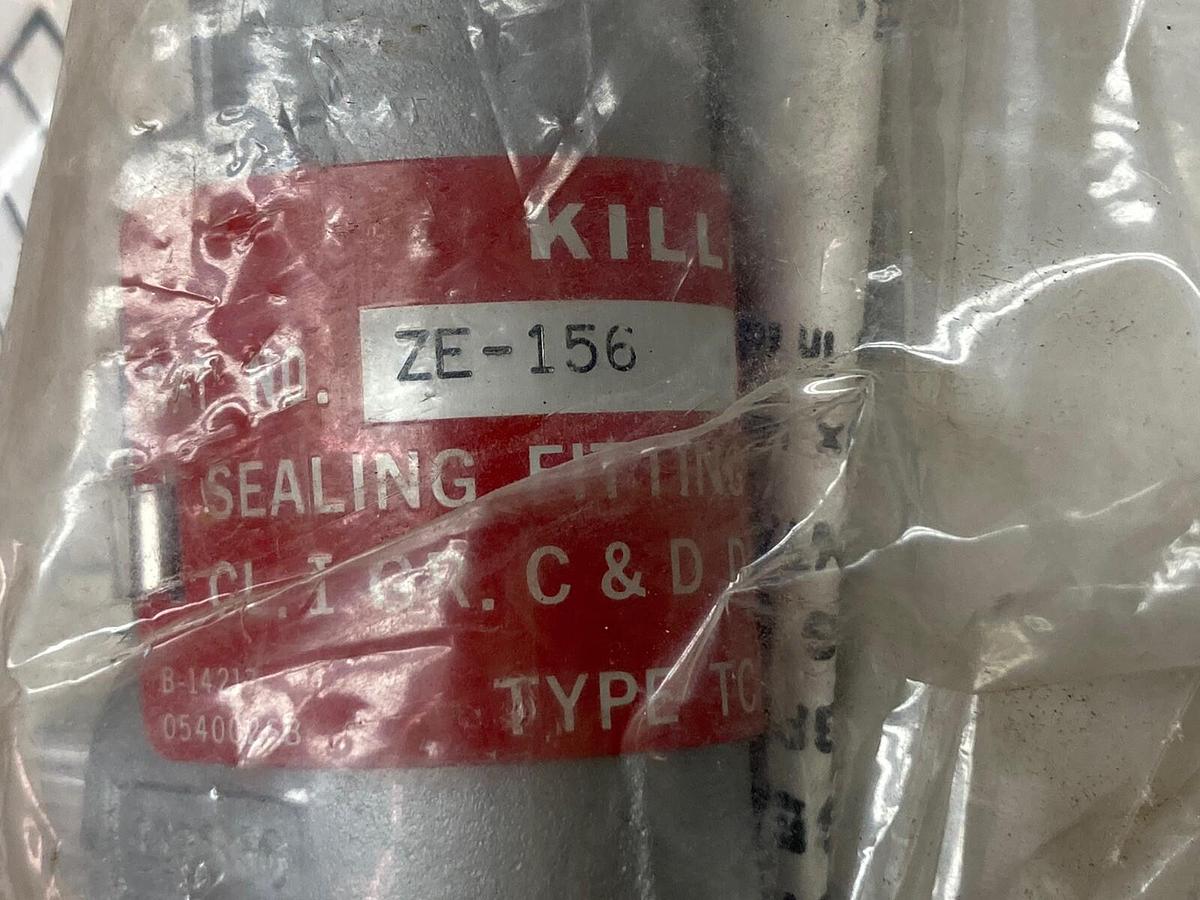 Used Killark,ZE-156,Explosion Proof Cable Sealing Fitting Size .500 Type TC Cable