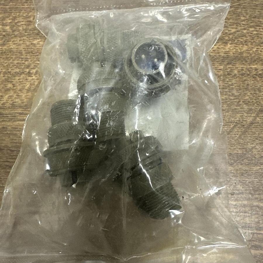 Used Amphenol,12S-3P,Circular Connector 2 Pin Bag of 5