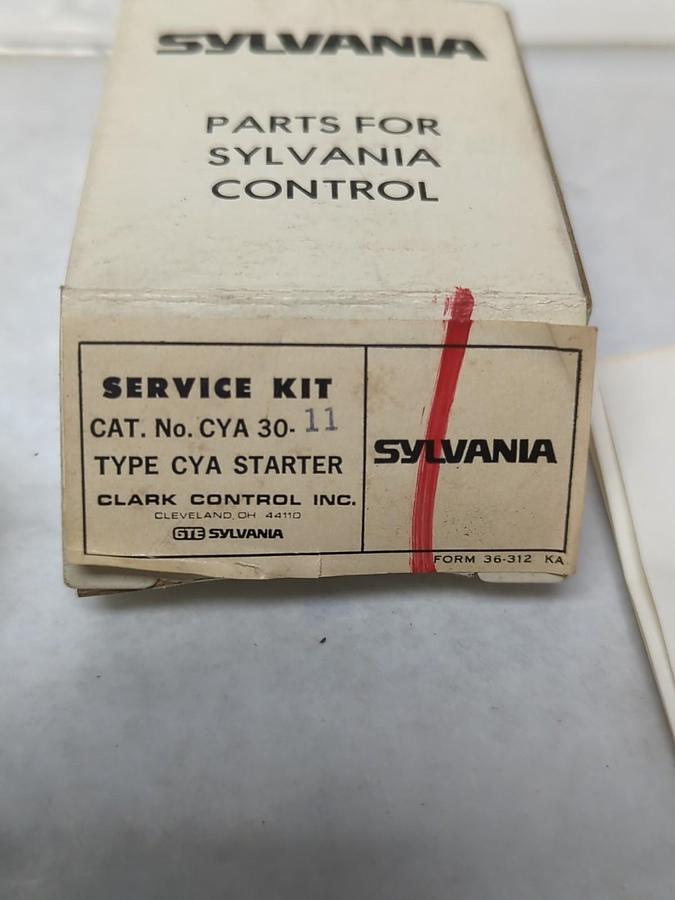 SYLVANIA-CLARK,CYA 30-11,SERVICE KIT FOR TYPE CYA STARTER NOS