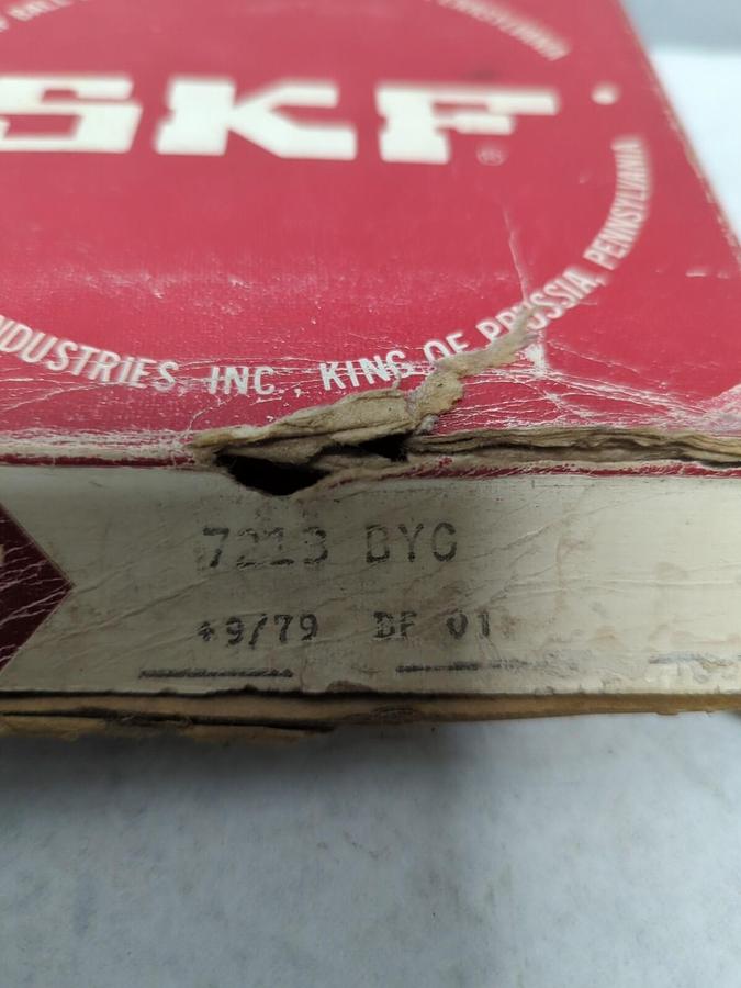 SKF,7213BYG,ANGULAR CONTACT BEARING 60 X 110 X 22MM NOS