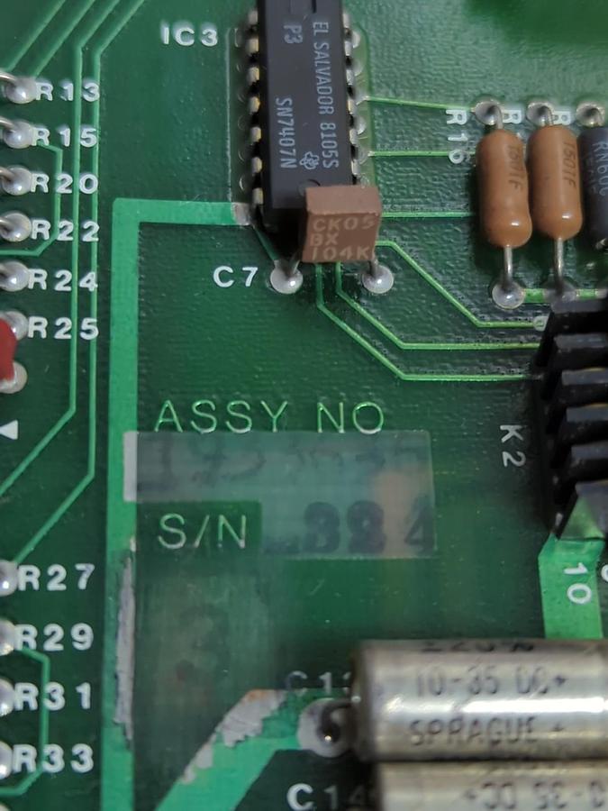 Used BRIDGEPORT TEXTRON,193365,CIRCUIT BOARD REV D PRE-OWNED