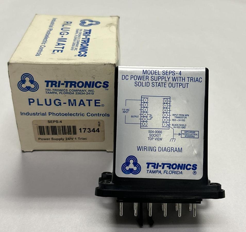 Used TRI-TRONICS,SEPS-4,POWER SUPPLY NEW