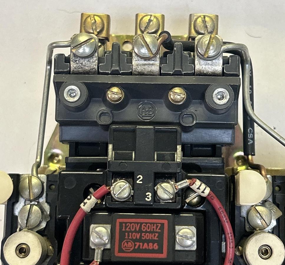 Used ALLEN BRADLEY,N/A,SIZE 1 CONTACTOR