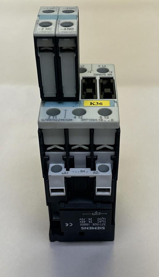 Used SIEMENS,3RT1024-1B,CONTACTOR