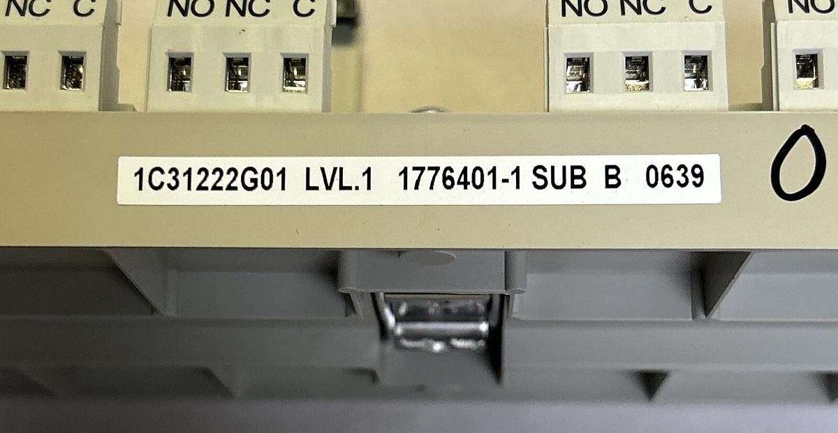 Used OVATION,1C31222G01,RELAY OUTPUT BASE MODULE