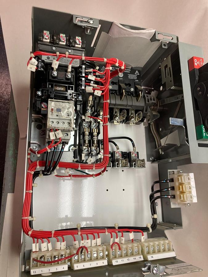 Used Allen-Bradley,2100 2112B,Size 2 Fused MCC 20 Inch Starter Feeder Bucket