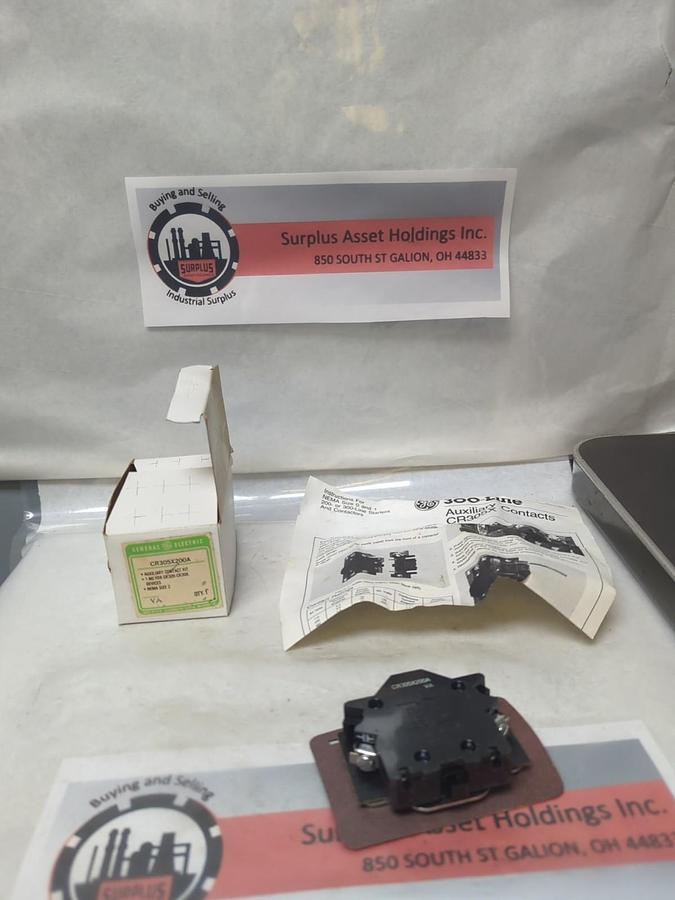 GENERAL ELECTRIC,CR305X200A,AUXILIARY CONTACXT KIT NEMA SIZE 2 NOS