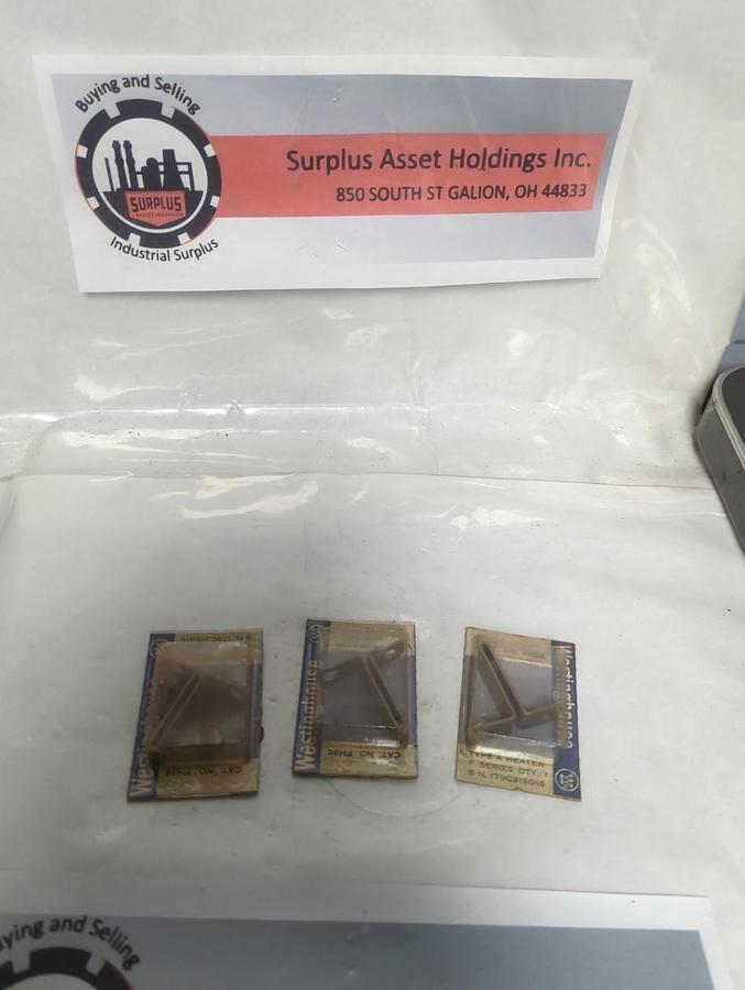 WESTINGHOUSE,FH86,THERMAL OVERLOAD HEATER ELEMENT LOT OF 3 NOS
