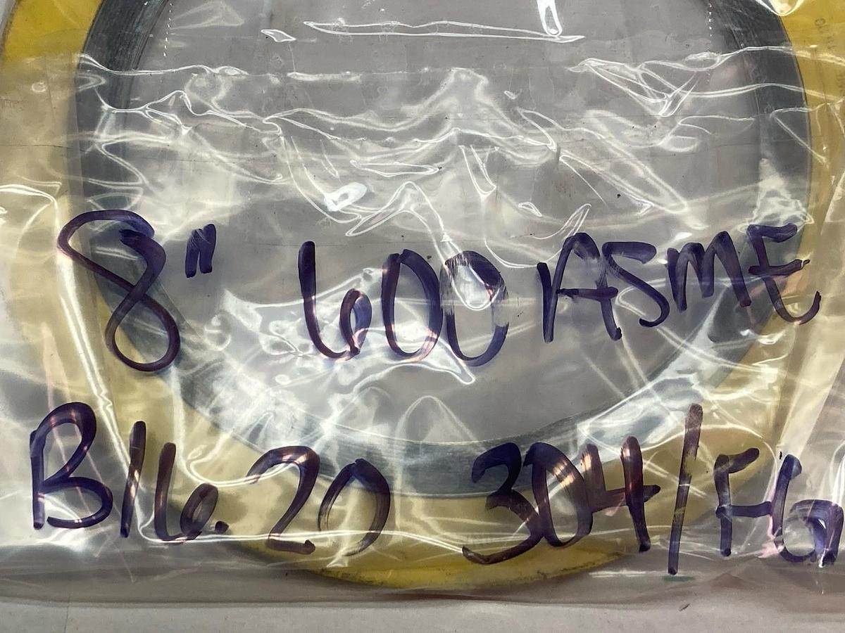 Flexitallic,600 ASME,8 Inch Spiral Round Gasket B16.20 304/FG LOT OF 2