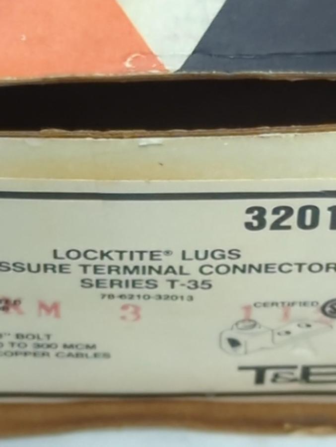 THOMAS & BETTS,32013,LOCK-TITE NUTS SERIES T-35 PRESSURE TERMINAL CONNECTORS NOS