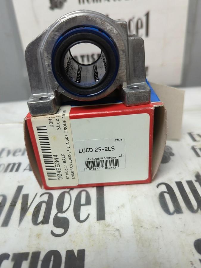 SKF,LUCD 25-2LS,LINEAR BALL BEARING UNIT NOS