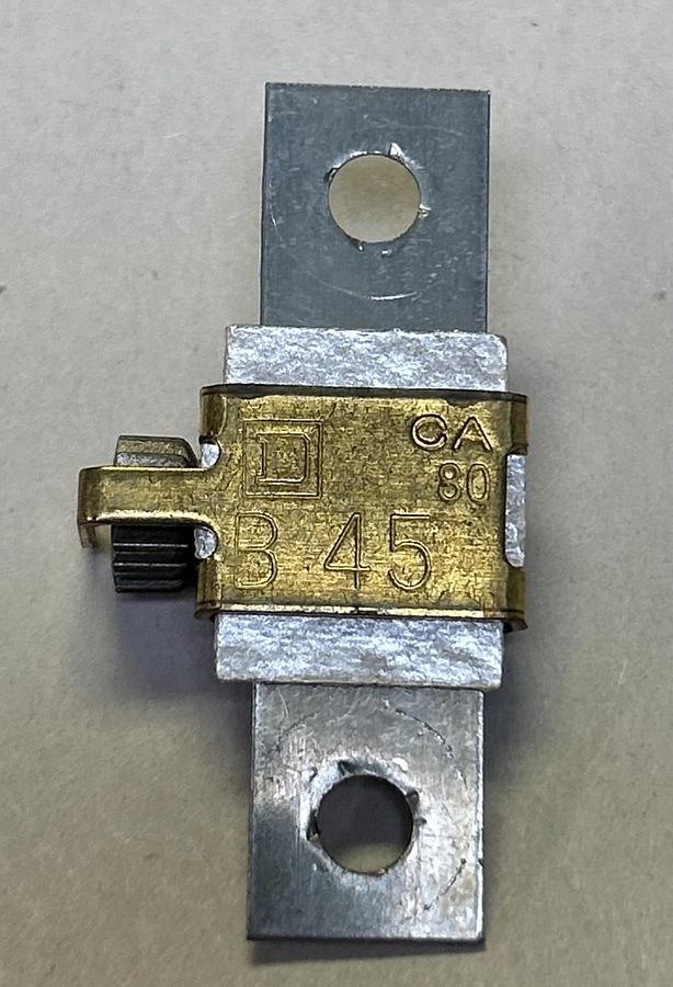 Used SQUARE D,B45,THERMAL OVERLOAD HEATER ELEMENT LOT OF 2