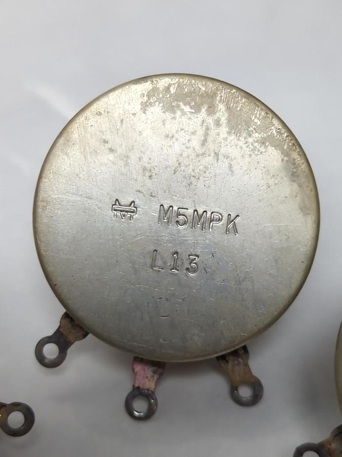 Used MALLORY,M5MPK,POTENTIOMETER LOT OF 3 PRE-OWNED