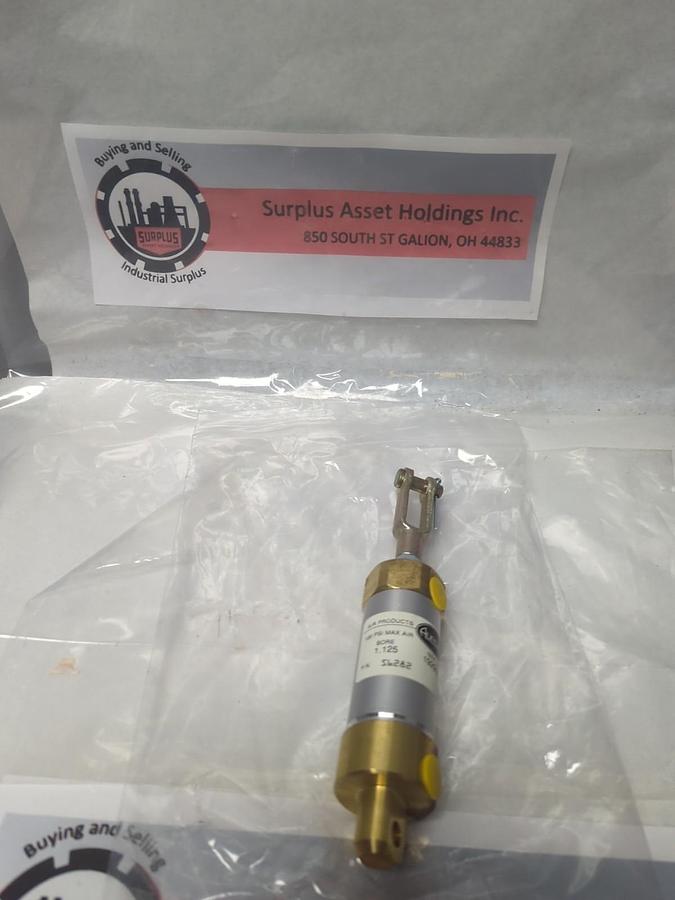 AURORA,S6282,PNEUMATIC CYLUNDER 1.125 INCH BORE 2 INCH STROKE 120PSI NOS