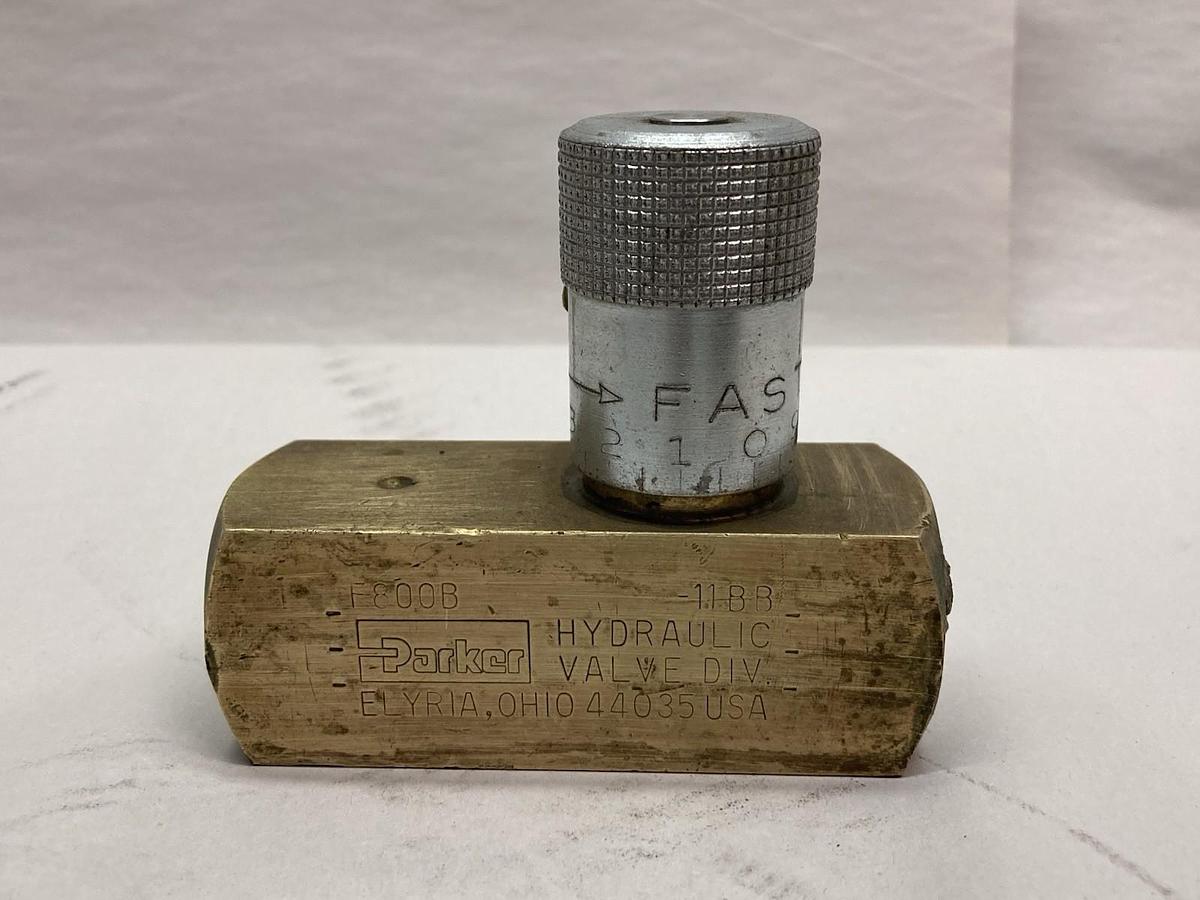 Used Parker,11BB F800B,Hydraulic Valve 2000psi 138Bar Max