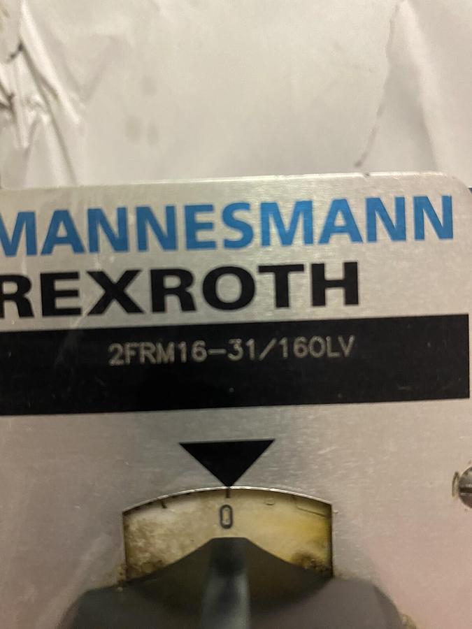 Used Mannesmann Rexroth,2FRM16-3/160LV,FLOW CONTROL VALVE