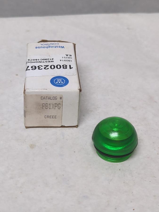 WESTINGHOUSE,PB1XPG,CONTROL/PILOT LIGHT LENS GREEN