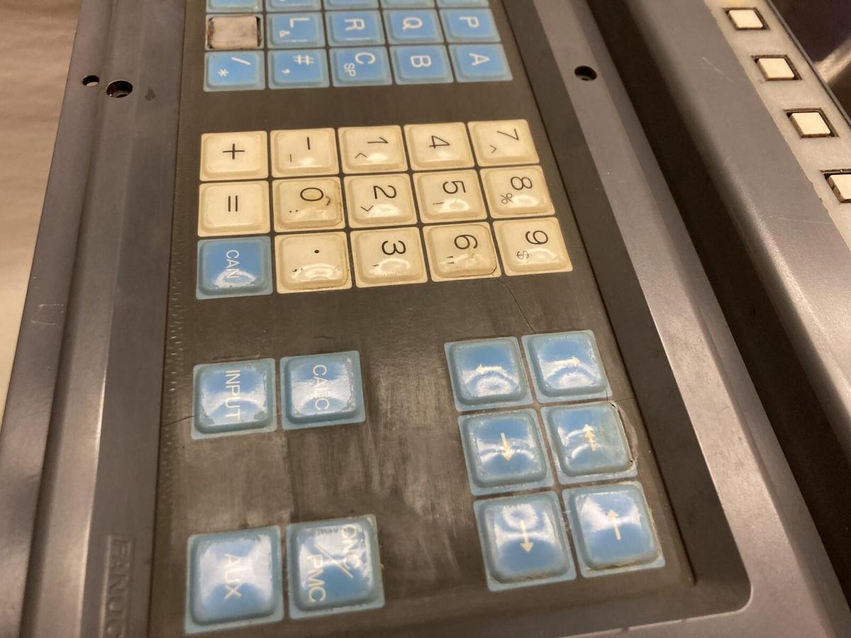Used Fanuc,A02B-0094-C061,Panel with CNC Electronics Model CNC 94 Monitor SCREEN BROK
