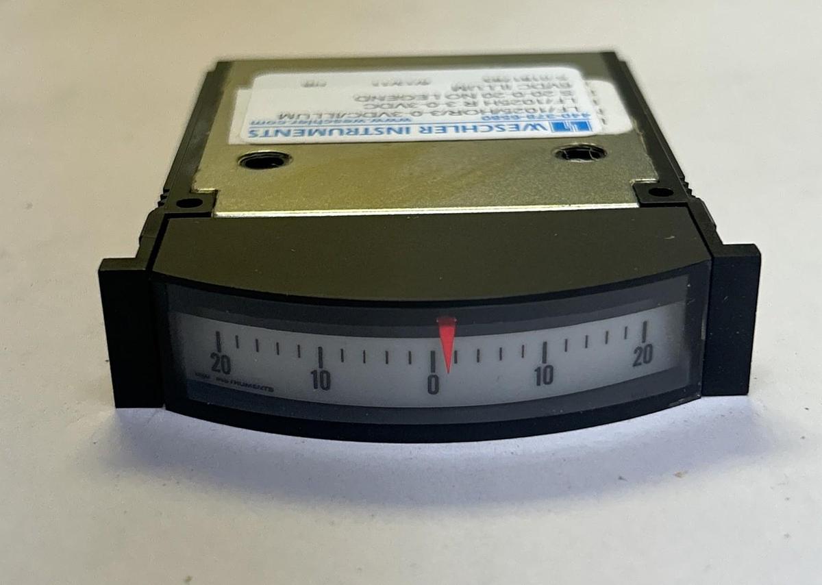 WESCHLER INSTRUMENTS,LF/1025/HOR/3-0-3VDC/ILLUI,PANEL METER NOS