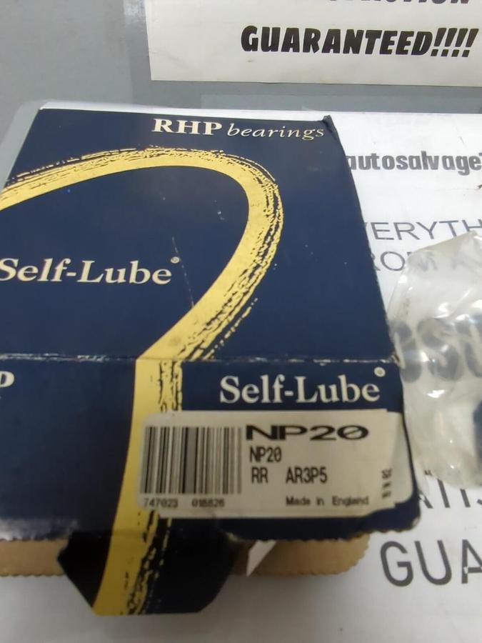 RHP,NP20,PILLOW BLOCK BEARING 20MM BORE NOS