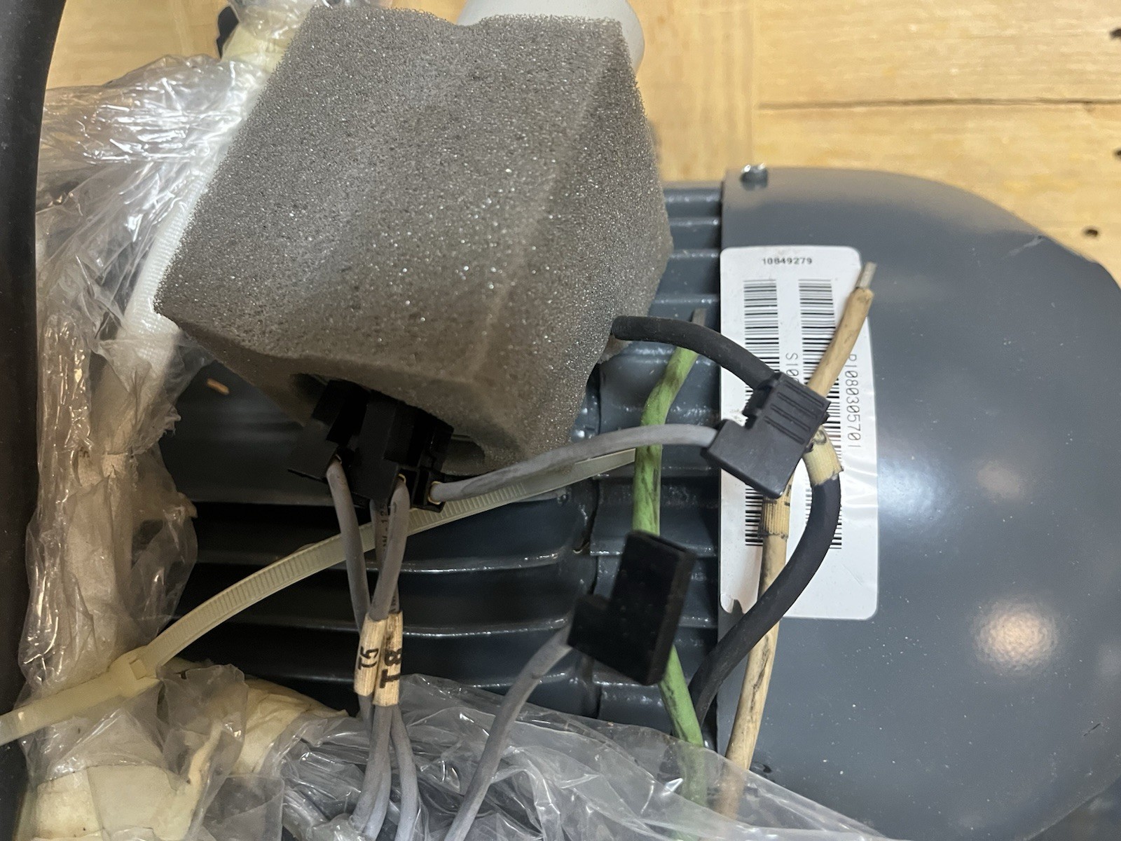 Used WEG ATLAS COPCO,112M,5HP SINGLE PHASE MOTOR 230V 1PH 3525