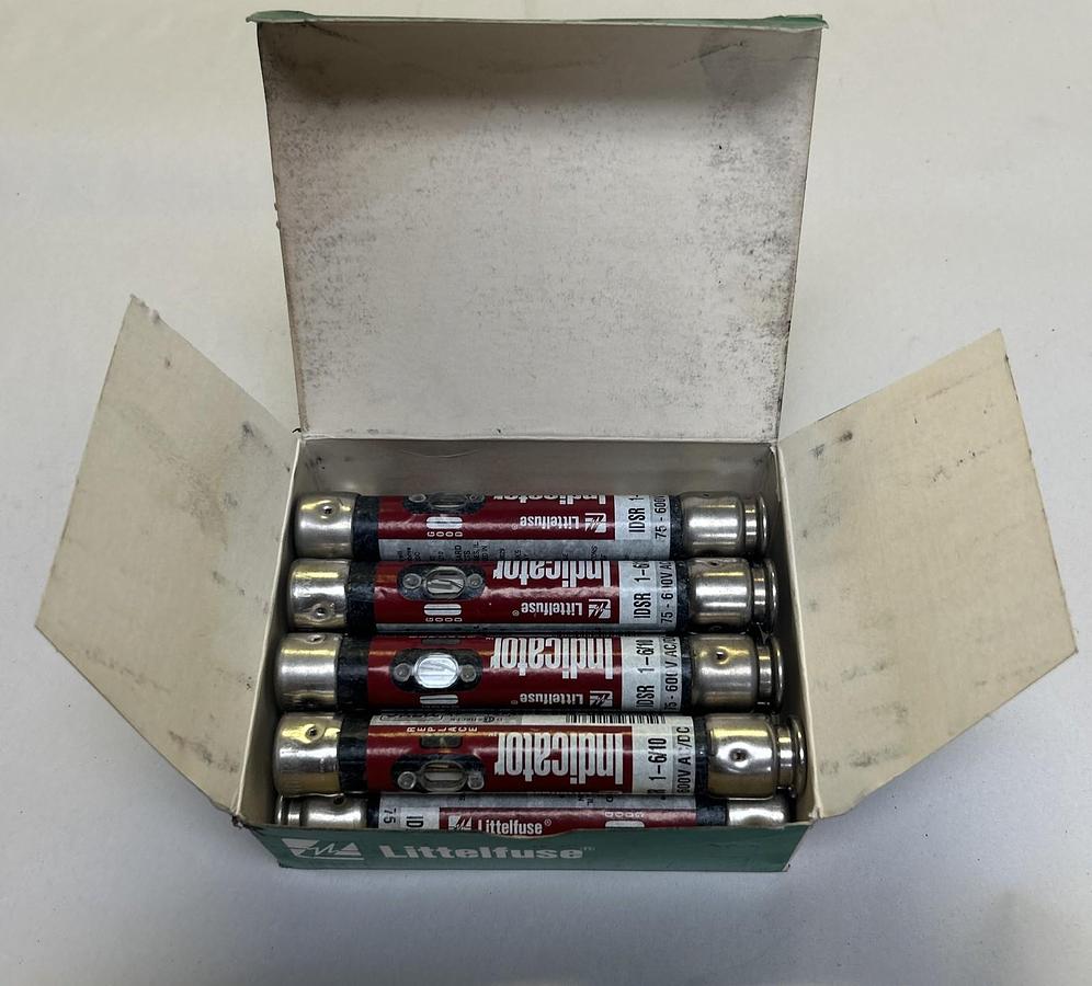 LITTELFUSE,IDSR1-6/10,FUSE 1-6/10A 600V LOT OF 9 NOS