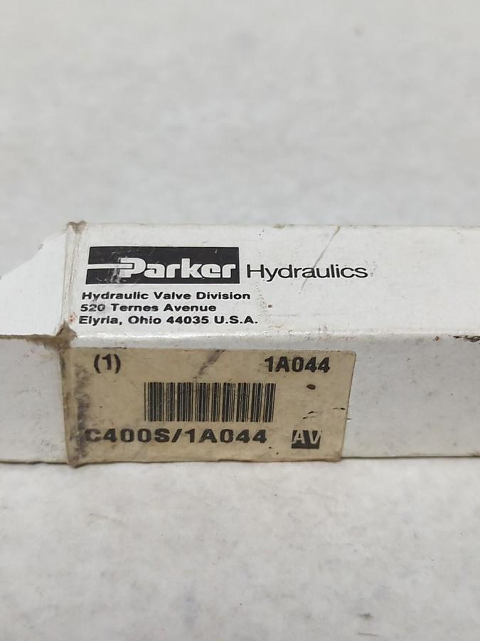 PARKER,C400S/1A044,HYDRAULIC VALVE 5000 PSI NOS