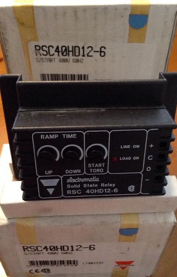 Carlo Gavazzi,RSC40HD12-6,Soft Start Relay  400V 60 HZ
