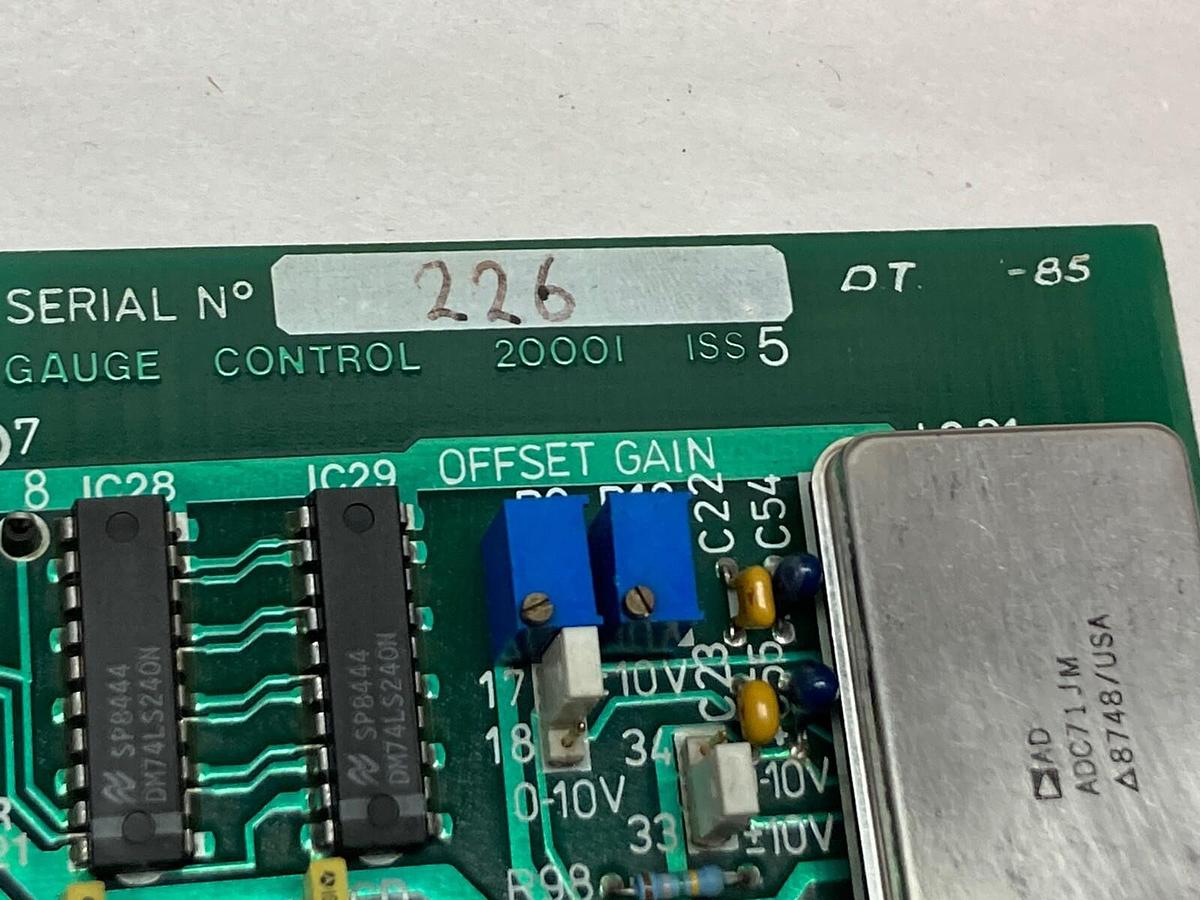 Used Boyle Controls Ltd,2000I ISS5,Circuit Board