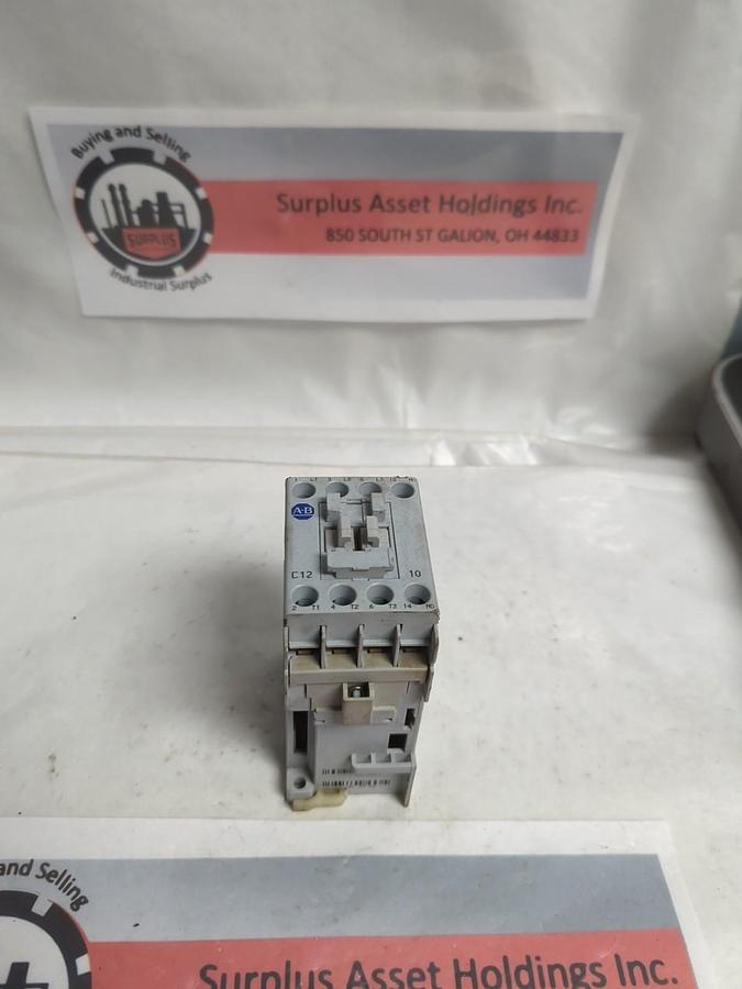Used ALLEN BRADLEY,100-C12Z*10,CONTACTOR 24V PRE-OWNED