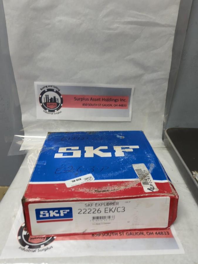 SKF,22226 EK/C3,SPHERICAL ROLLER BEARING NOS