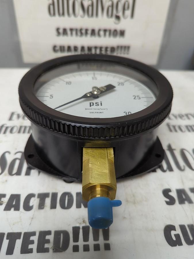 SOLFRUNT,NA,1/4 INCH NPT 0-30PSI GAUGE NOS