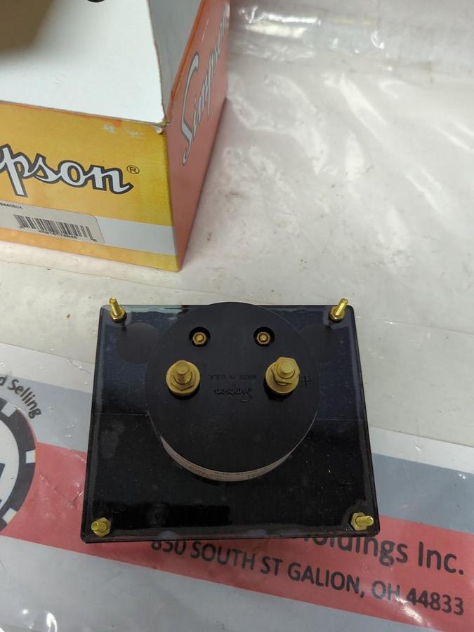 SIMPSON,1329,PANEL METER -4-0-+4 NOS