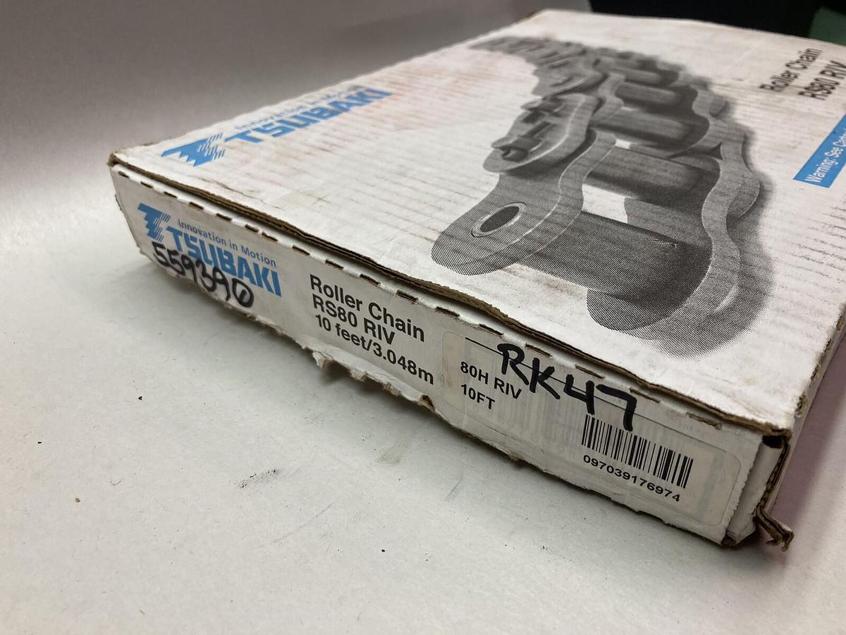 Tsubaki,RS80 RIV,Single Roller Chain
