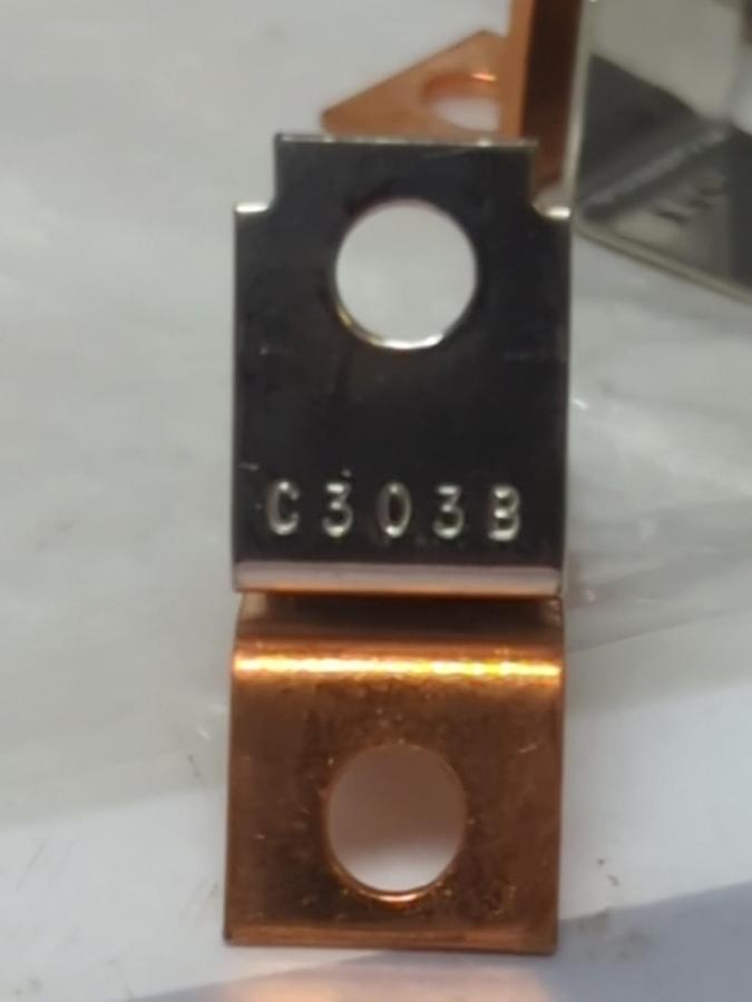 Used GENERAL ELECTRIC,C303B,OVERLOAD HEATER ELEMENT LOT OF 6 PRE-OWNED