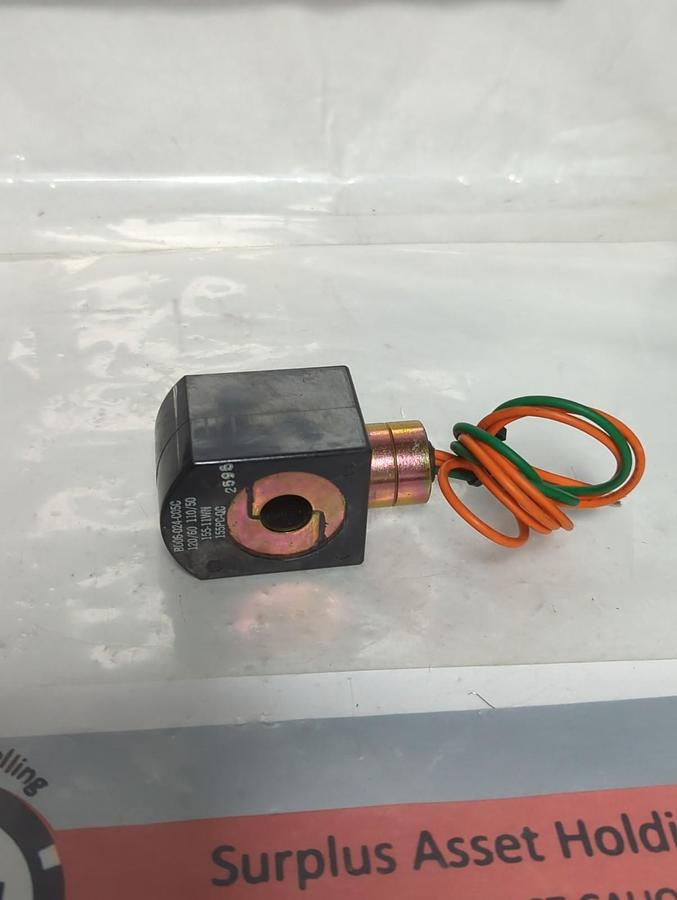 Used PARKER,04F3OU2104ACF4C05J,SOLENOID VALVE COIL 125PSI 11 WATT PRE-OWNED