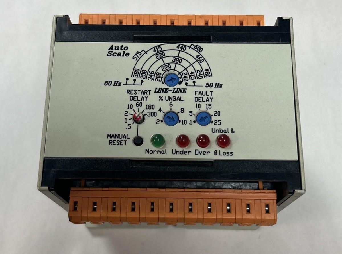 Used ATC DIVERSIFIED ELECTRONICS,SLU-600-ASTDS,PHASE MONITORING RELAY 200-630V