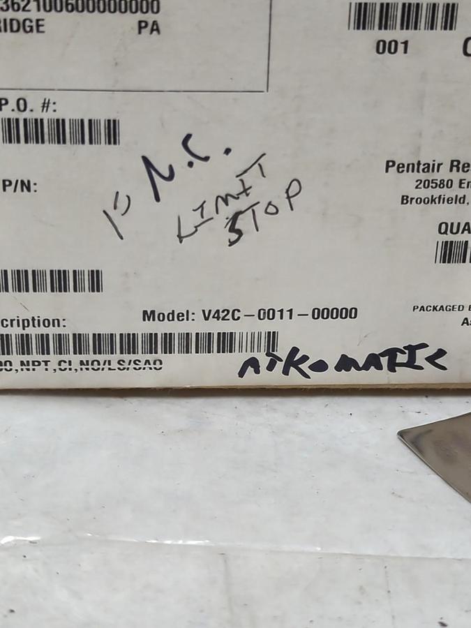 AQUAMATIC,V42C-0011-00000,CAST DIAPHRAGM VALVE 1 INCH NOS