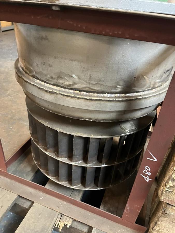 Used SUZHOU WEIYI,YVF2-132S-4,ASYNCRONOUS MOTOR FLUID PUSHER 5.5KW 480V