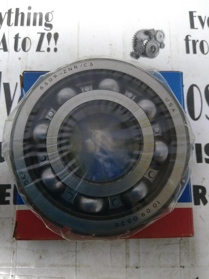 Used SKF,6309 ZNRJEM,Deep Groove Ball Bearing NOS