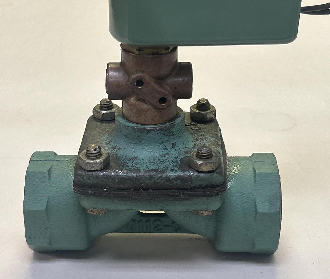 Used ASCO,J8335B7,SOLENOID VALVE 110/120V 1-1/4INCH