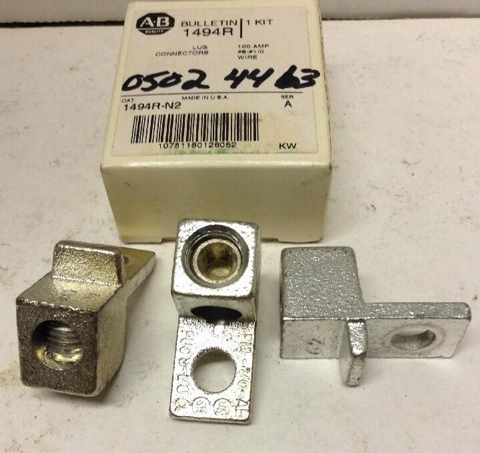 Allen-Bradley,1494R-N2,Lug Connectors Kit 100 AMP Series A