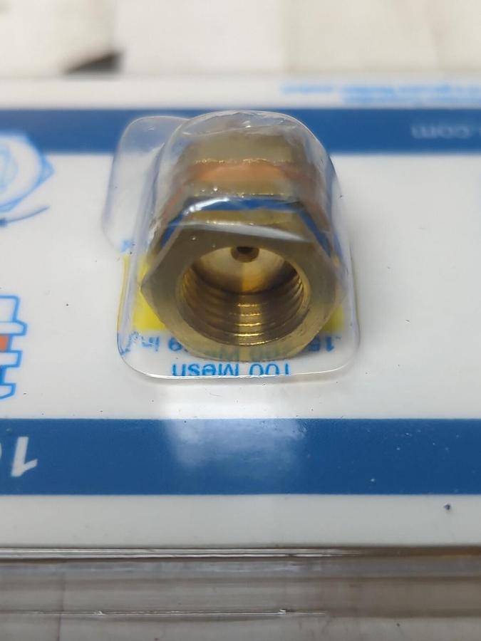 Used NORDSON,1015916,30° HOT MELT MACHINE NOZZLE .41MM .016 NEW