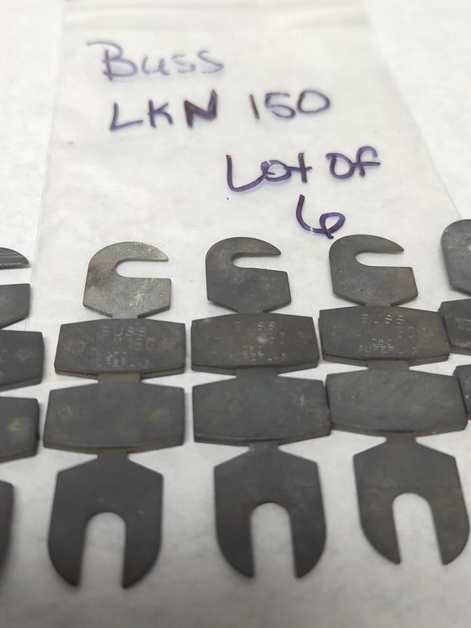 BUSS,LKN150,SUPER-LAG RENEWAL LINKS 250V LOT OF 6 NOS