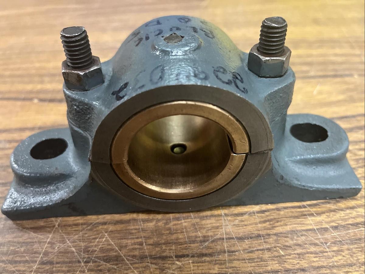 Link Belt,1-1/2",Pillow Block Bronze Babbit Bearing 1-1/2" Bore